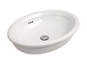 IMPERO - Countertop oval ceramic washbasin by Olympia Ceramica - view 2